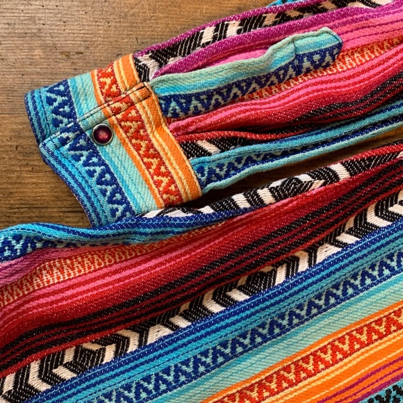 Crazy Train Multicolor Striped Snap Close Western Shirt - Picture 7 of 16